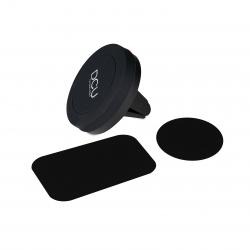 DCU Tecnologic Soporte Smartphone Magnetico para Coche - Color Negro