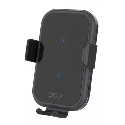 DCU Tecnologic Soporte de Movil con Carga Rapida Inalambrica 15W - Carga Rapida Inalambrica hasta 15W - Soporta Cargas de 10W, 7