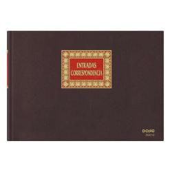 Dohe Cuaderno de Encuadernacion en Tela de Primera Calidad - 100 Hojas - Doble Estampacion en Rojo y Oro - Papel Offset de 100gr
