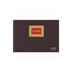 Dohe Cuaderno de Encuadernacion en Tela de Primera Calidad - 50 Hojas Numeradas - Doble Estampacion en Rojo y Oro - Papel Offset
