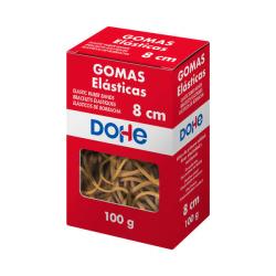 Dohe Gomas de Borrar - Longitud 8cm - Fabricadas en Latex de Gran Resistencia y Elasticidad - Caja de 100gr