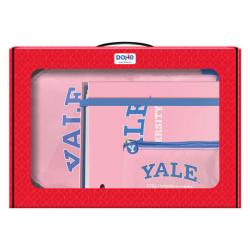 Dohe Yale Pack Mochila, Carpeta y Portatodo - Maletin Regalo 365x515x105mm - Carpeta A4 Recambio - Mochila 3 Compartimentos Gran