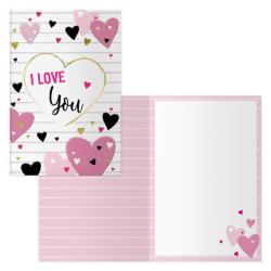 Dohe Tarjeta de Felicitacion de San Valentin - 11.5x17cm - Impresas a Todo Color - Estampaciones con Pelicula de Color - Estampa