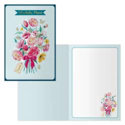 Dohe Tarjeta de Felicitacion Dia de la Madre - 11.5x17cm - Impresas a Todo Color - Estampaciones con Pelicula de Color - Estampa