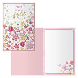 Dohe Tarjeta de Felicitacion Dia de la Madre - 11.5x17cm - Impresas a Todo Color - Estampaciones con Pelicula de Color - Estampa