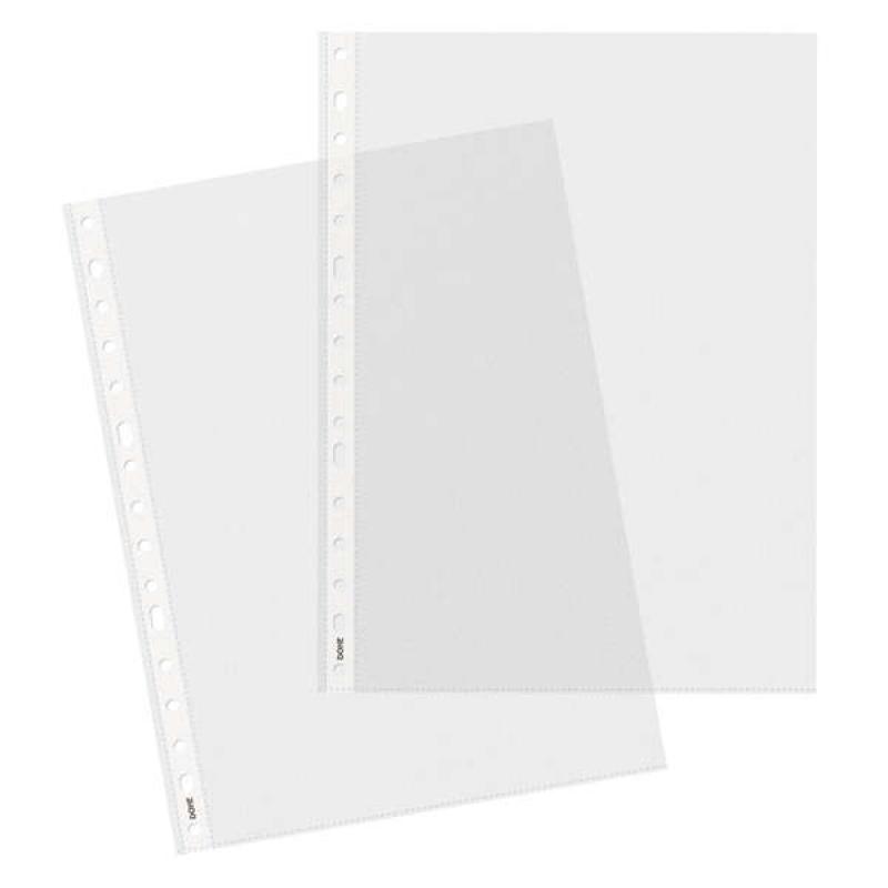 Dohe 100 Fundas Multitaladro con 16 Perforaciones - 100x200mm - Polipropileno Rugoso