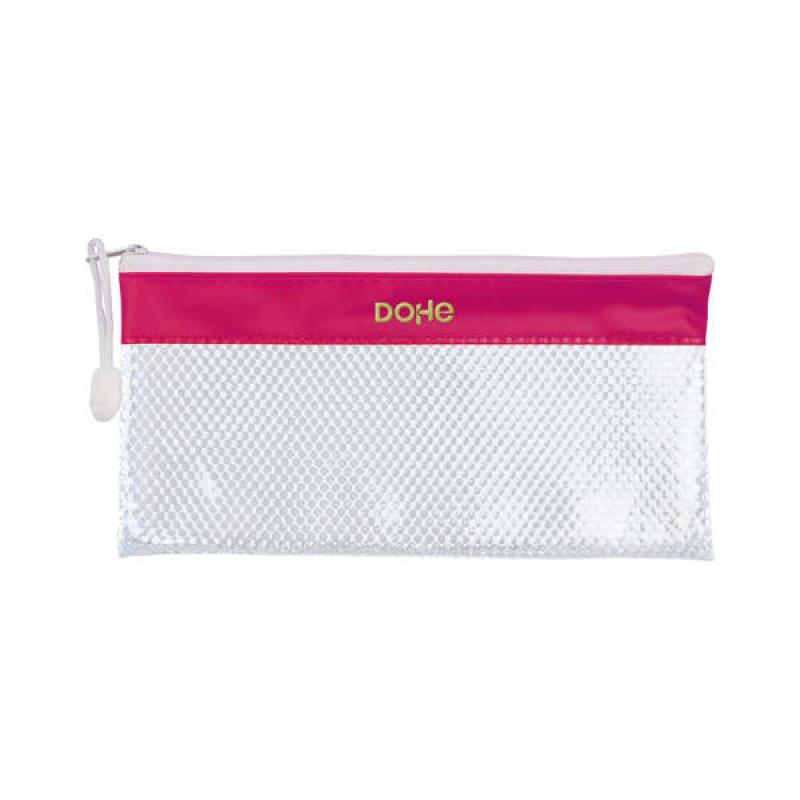 Dohe Bolsa Cremallera PVC - 22x11cm - Resistente al Agua - Ideal para Organizar Objetos Pequeños