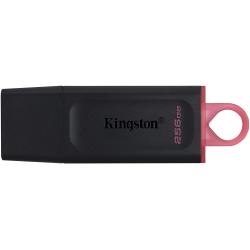 Kingston DataTraveler Exodia Memoria USB 256GB - USB 3.2 Gen 1 - Con Tapa - Enganche para Llavero - Color Negro (Pendrive)