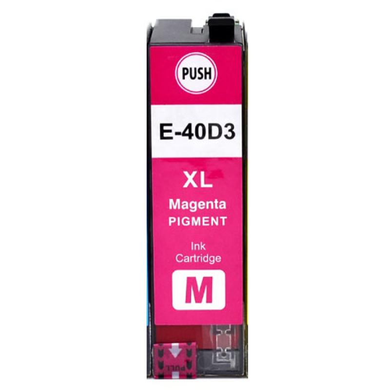 Epson T40D3 Magenta Cartucho de Tinta Pigmentada Generico - Reemplaza C13T40D340/C13T40C340