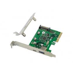 Conceptronic Tarjeta PCIe de 2 Puertos USB 3.2 Gen 2, 1x USB-C, 1x USB-A