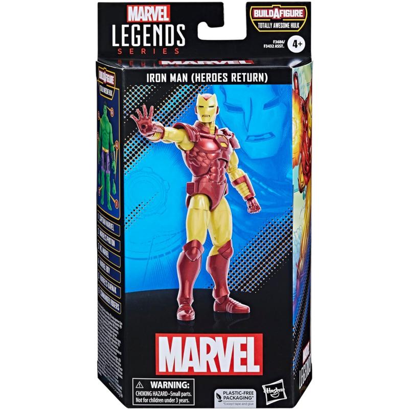 Hasbro Marvel Legens Iron Man (Heroes Return) - Figura de Coleccion - Altura 15cm aprox.