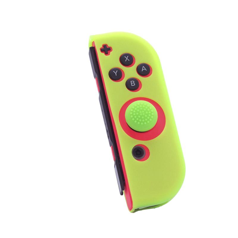 FR-TEC Funda Protectora de Silicona Joycon Silicone Skin + Grip Derecho - Grip para Mayor Agarre - Proteccion contra Rayaduras -