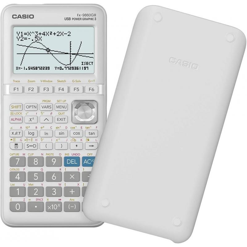 Casio FX-9860GIII Calculadora Cientifica Grafica - Pantalla de 8 Lineas - Graficas Simultaneas de Distintas Funciones - Calculo 