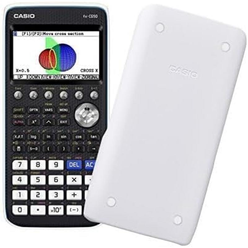 Casio FX-CG50 Calculadora Cientifica Grafica 3D - Pantalla en Color de 8 Lineas - Graficos 3D, Dinamicos, Estadisticos - Aliment