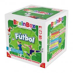 BrainBox Futbol Juego de Cartas - Tematica Deporte/Futbol - De 1 a 8 Jugadores - A partir de 8 Años - Duracion 15-30min. aprox.