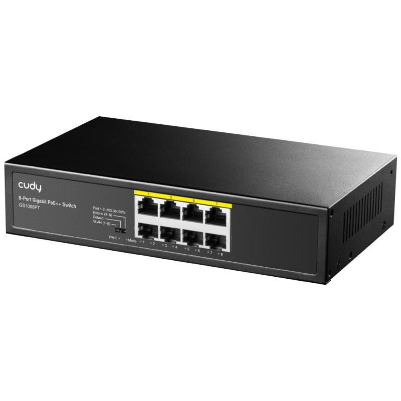 Cudy GS1008PT Switch Gigabit PoE+ de 8 Puertos