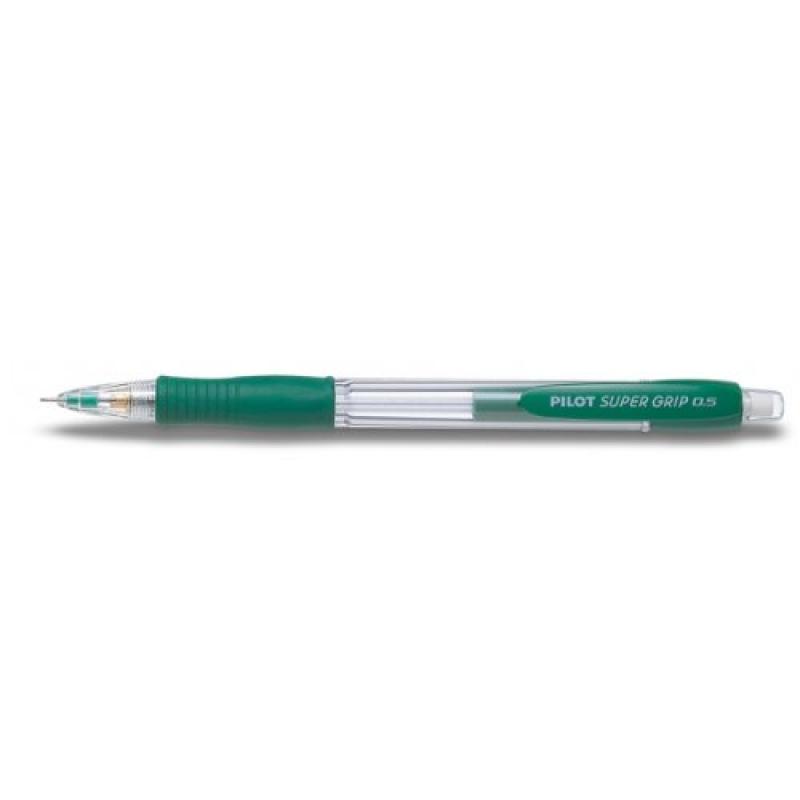 Pilot Portaminas SuperGrip H185 - Trazo 0.5mm - Mina HB - Cuerpo Verde