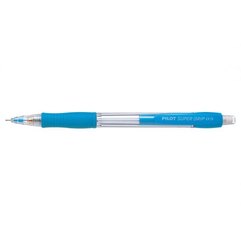 Pilot Portaminas SuperGrip H185 - Trazo 0.5mm - Mina HB - Cuerpo Azul Claro