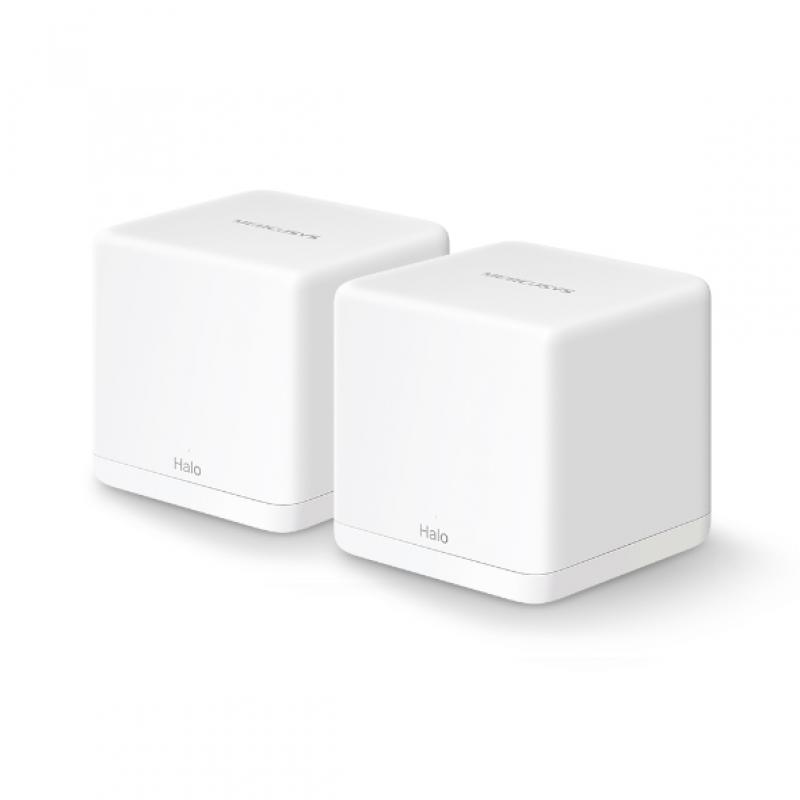 Mercusys H30G Sistema Wi-Fi Mesh AC1300 Dual Band - 2 Unidades Halo - Roaming sin Interrupciones