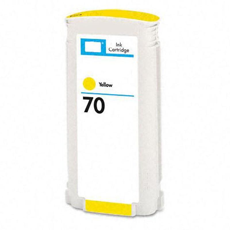 HP 70 Amarillo Cartucho de Tinta Pigmentada Generico - Reemplaza C9454A