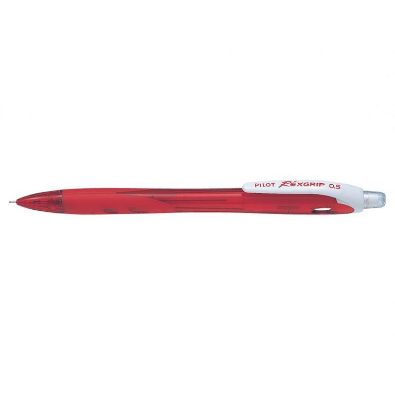 Pilot Portaminas Rexgrip Begreen - Trazo 0.5mm - Mina HB - 71,9% Plastico Reciclado - Cuerpo Rojo