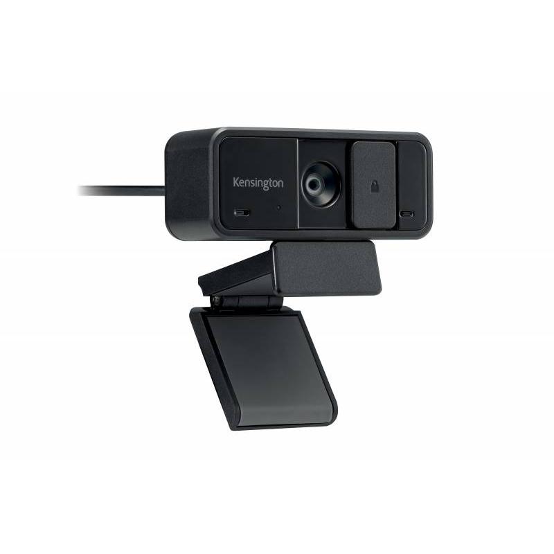 Kensington W1050 Webcam de Angulo Amplio y Enfoque Fijo 1080P - Video Nitido y Sensor de Gran Tamaño - Ajuste Manual y Campo de 