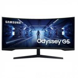 Samsung Odyssey G5 Monitor Curvo LED 34" UltraWide QHD 165Hz - AMD FreeSync - Respuesta 1ms - 21:9 - HDMI, DP - VESA 75x75 - Col