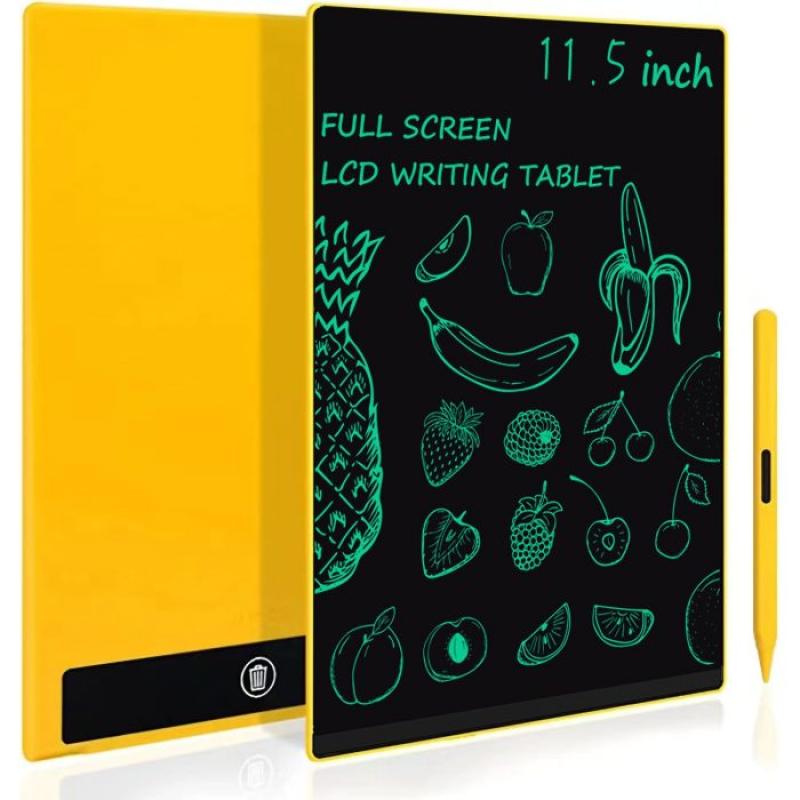 Leotec Eleven Pizarra Digital LCD 11.5" de Tinta Electronica - Sin Luz Azul - Boton de Bloqueo - Lapiz Magnetico - Color Amarill