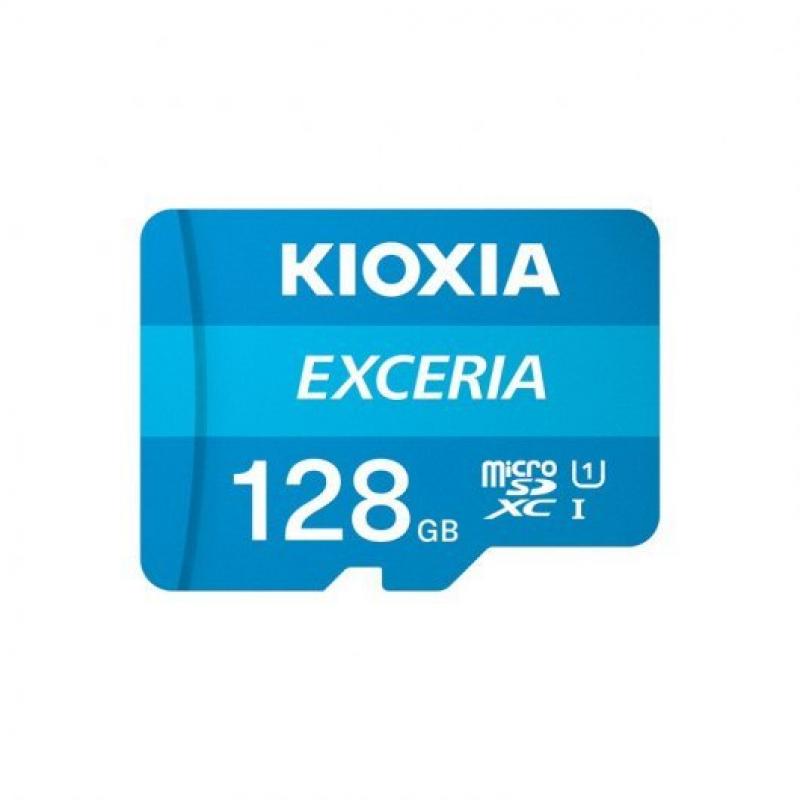 Kioxia Exceria Tarjeta Micro SDXC 128GB UHS-I Clase 10 con Adaptador