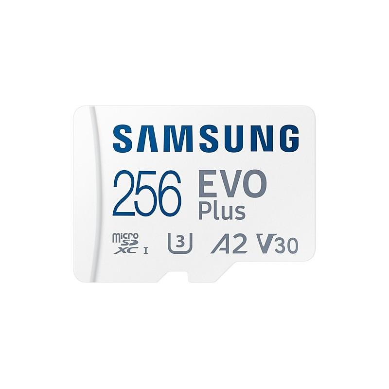 Samsung EVO Plus Tarjeta Micro SDXC 256GB UHS-I U3 Clase 10 con Adaptador