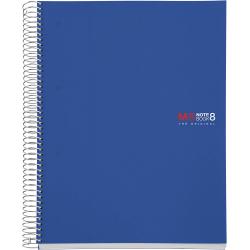 Miquel Rius Notebook8 Cuaderno de Espiral Formato A4 - 200 Hojas de 70 gr Microperforadas con 4 Taladros - Cubiertas de Poliprop