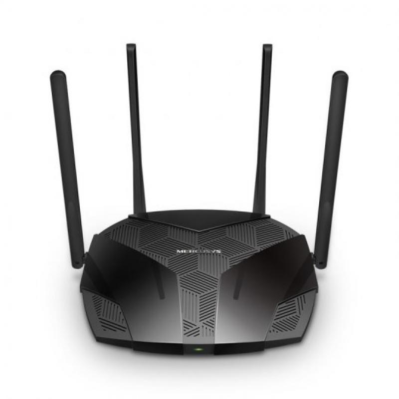 Mercusys Router Inalambrico WiFi 6 Doble Banda - 4 Puertos 10/100/1000Mbps - 4 Antenas 5dBi - OFDMA, MU-MIMO