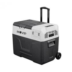 Muvip Nevera Portatil con Compresor - Capacidad 40L - Luz LED - Proteccion Bateria - Temperatura -20º/+20º - Conexion 12/24/220V