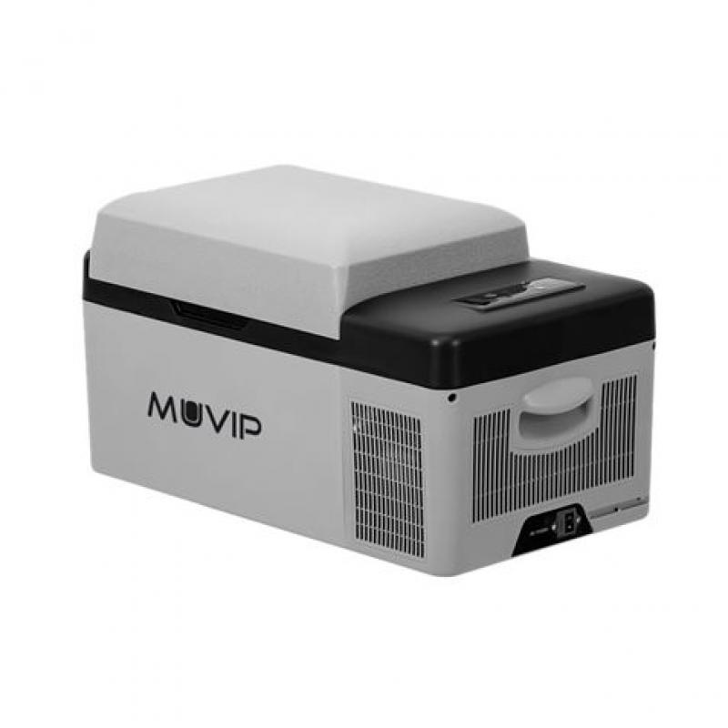 Muvip Nevera Portatil con Compresor 20L Bluetooth, USB - Temperatura -20º/+20º - Conexion 12/24/220V - Consumo 45W - Proteccion 