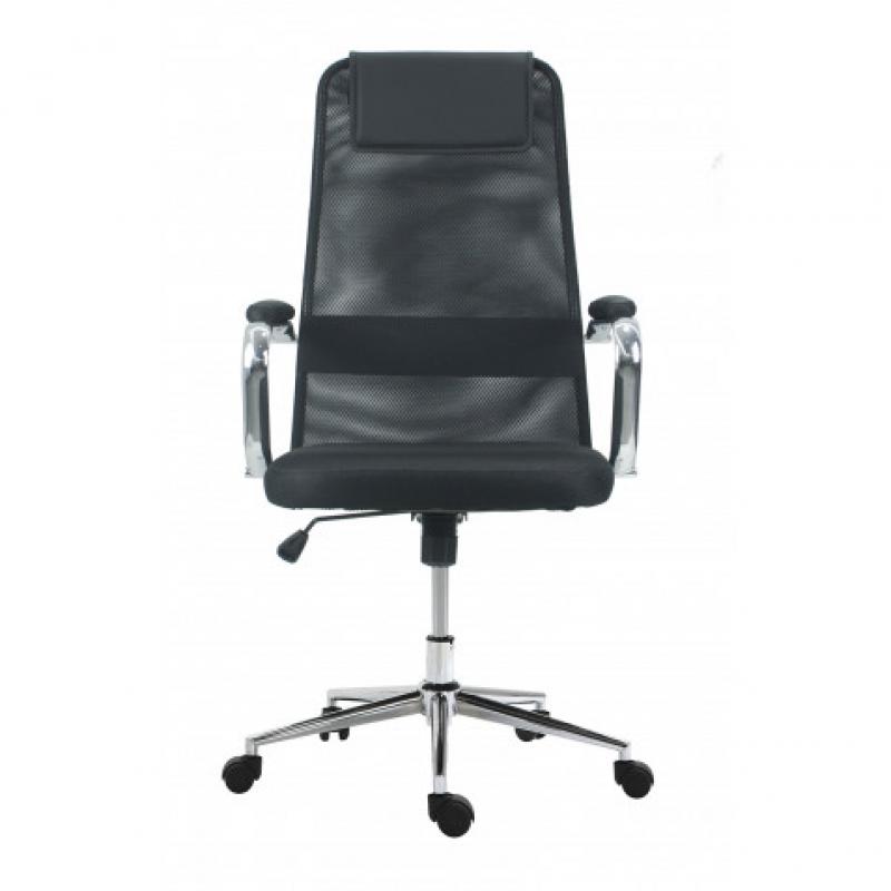 Muvip OF2000 Silla de Oficina - Altura Regulable con Elevacion a Gas - Soporte Lumbar - Asiento Acolchado - Base Giratoria de Ac