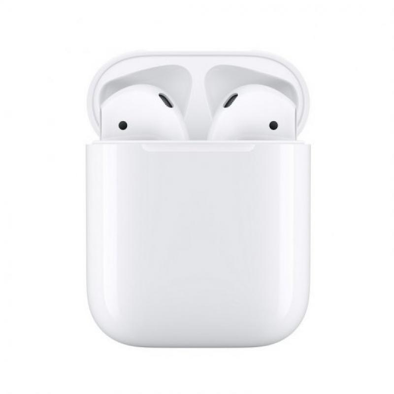 Apple AirPods V2 Auriculares Inalambricos Bluetooth - 2 Microfonos con Tecnologia Beamforming - Control Tactil - Autonomia hasta