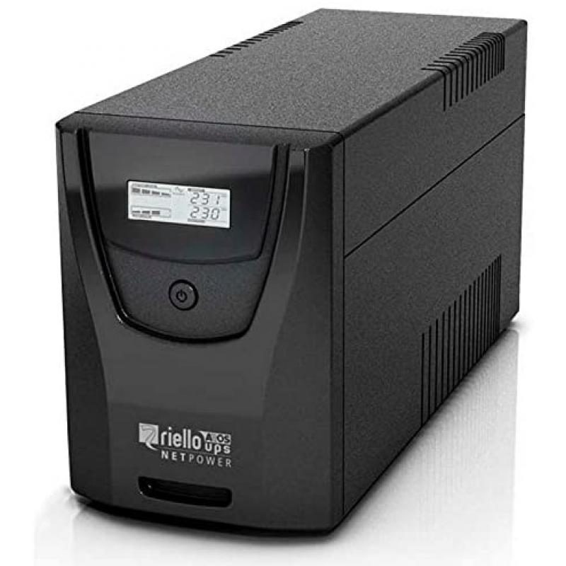 Riello Net Power SAI 1000 VA/600W - Tecnologia Line Interactive - USB, 4x IEC 320