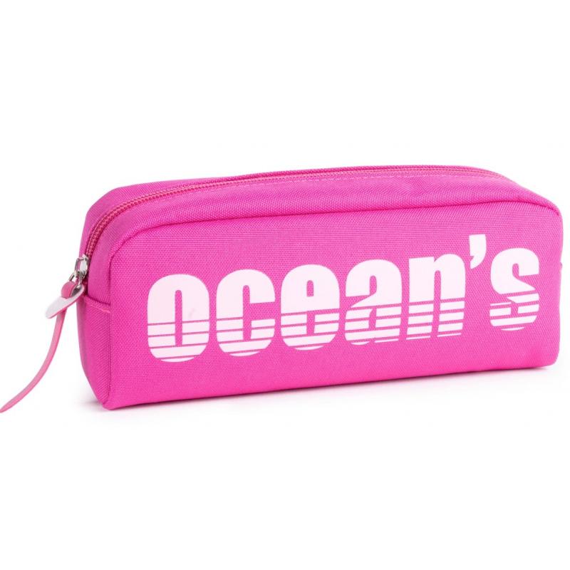 Oceans Wave California Estuche de 1 Cremallera - Tirador Ergonomico - Color Fucsia