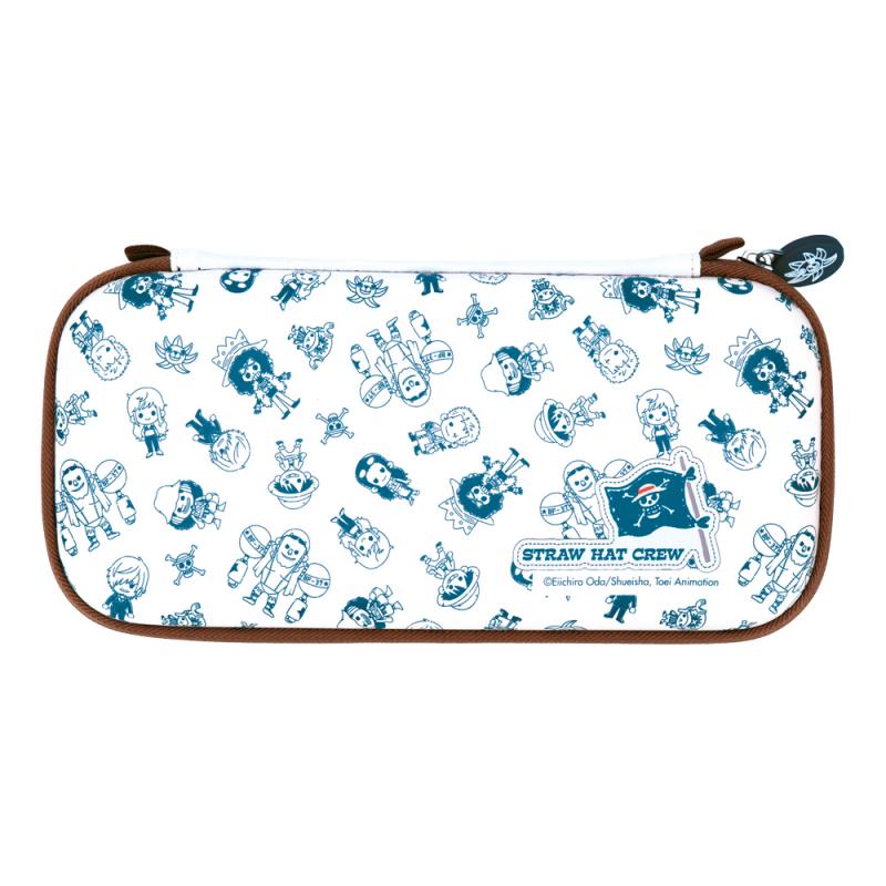 FR-TEC Estuche Nintendo Switch One Piece Bag Chibi - Bolsillo Interior - Espacio para 10 Juegos - Color Varios