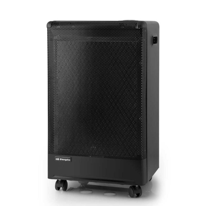 Orbegozo Estufa Catalitica H 55 - Potencia Maxima 3000W - Asas y Ruedas para Transporte - Encendido Piezoelectrico - Triple Sist