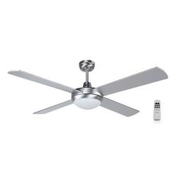 Orbegozo CP 77132 Ventilador de Techo Plateado - Silencioso y Eficiente - Mando a Distancia - Ahorro Energetico - Elegancia y Co