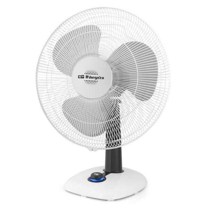 Orbegozo TF 0143 Ventilador de Sobremesa Elegante y Eficiente - Aspas de 40cm - 3 Velocidades - Funcion Oscilacion - Silencioso 