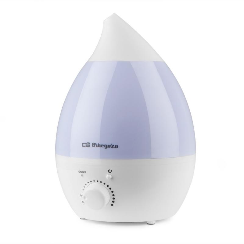 Orbegozo HU 2013 a Humidificador de Vapor Frio - Purifica el Aire - Regula la Humedad y Cuida tu Piel - Luces de Siete Colores p