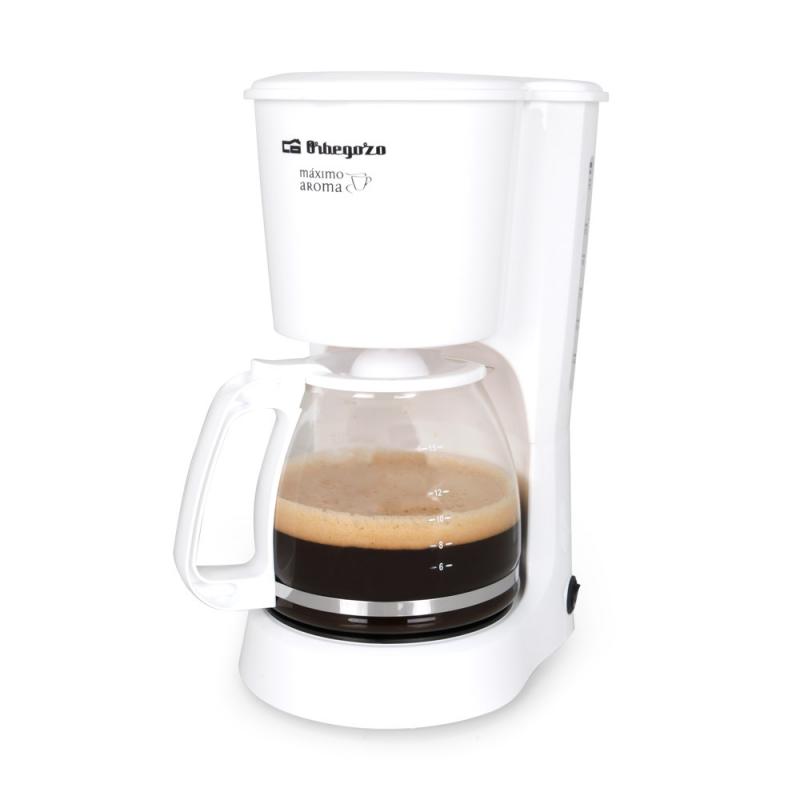 Orbegozo CG 4023 B Cafetera de 15 Tazas Prepara Cafe a tu Gusto y Mantenlo Caliente por 30 Minutos Filtro Permanente y Facil Lim