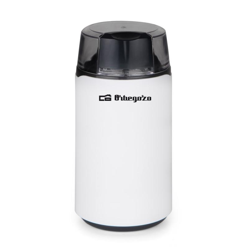 Orbegozo MO 3200 Molinillo de Cafe - Potencia de 200W para Molienda Fina - Cuchilla de Acero Inoxidable Duradera - Diseño Compac