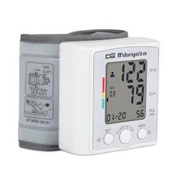 Orbegozo Tensiometro de Muñeca Digital - Control de Tension Facil y Preciso - 60 Memorias para 2 Usuarios - Pantalla LCD Grande 