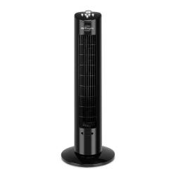 Orbegozo TW 0800 Ventilador de Torre Oscilante - Potente y Silencioso - Temporizador de 2h - Diseño Elegante - Bandeja para Esen