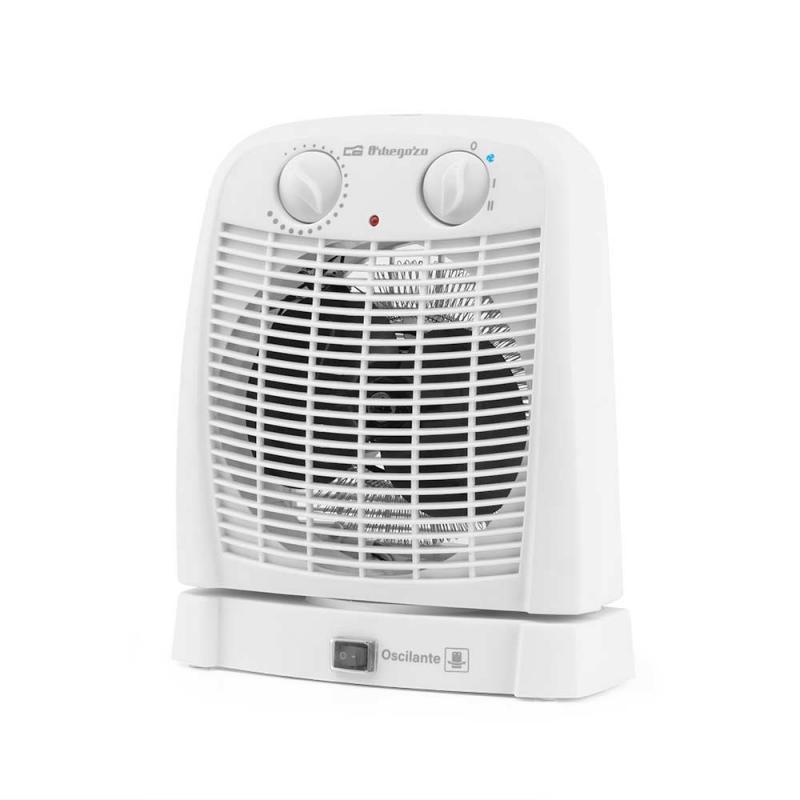 Orbegozo FH 7001 Calefactor Baño IP-21 - Potencia 2000W - 2 Niveles Calefaccion - Modo Ventilador - Termostato Ajustable - Segur