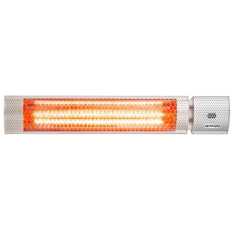 Orbegozo PHF 50 Estufa Infrarrojos - Calor Instantaneo y Eficiente para Interior y Exterior - Potencia de 2000W - IP-55 Resisten