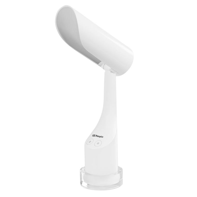 Orbegozo LP 3000 Lampara LED Escritorio - Luz Regulable - Base con 7 Colores - Bateria Recargable - Ideal para Lectura y Tareas 